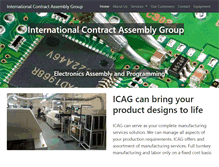 Tablet Screenshot of icag.biz