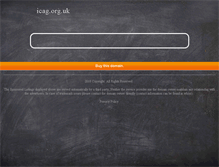 Tablet Screenshot of icag.org.uk